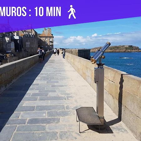 סן מלו Escalier 16 - 30 M Plage Du Sillon - Proche Intra מראה חיצוני תמונה