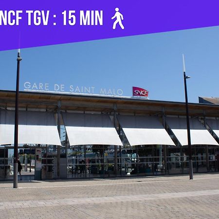 סן מלו Escalier 16 - 30 M Plage Du Sillon - Proche Intra מראה חיצוני תמונה