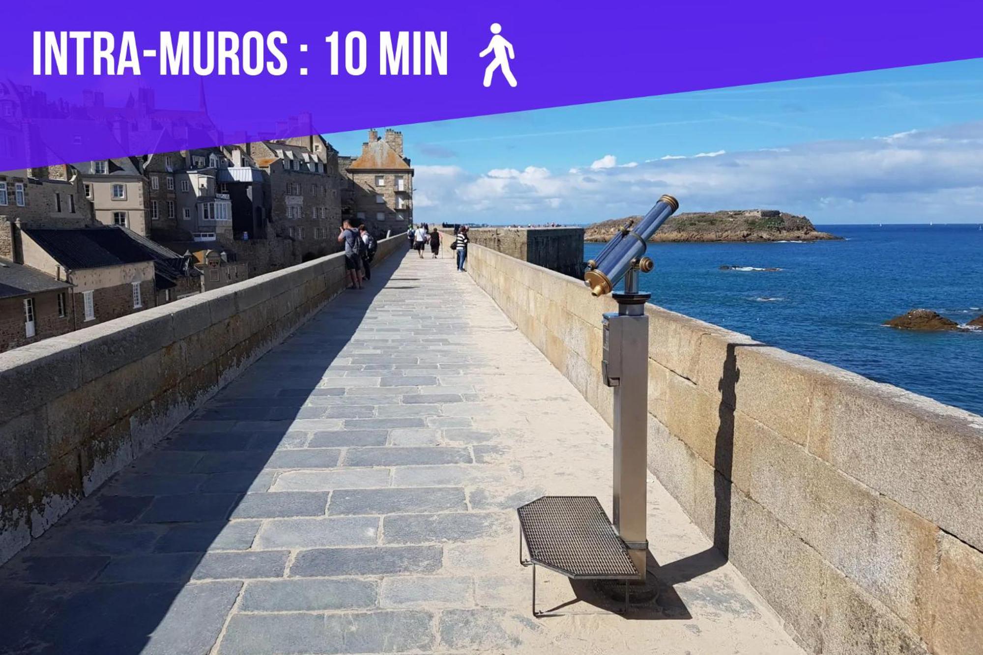סן מלו Escalier 16 - 30 M Plage Du Sillon - Proche Intra מראה חיצוני תמונה