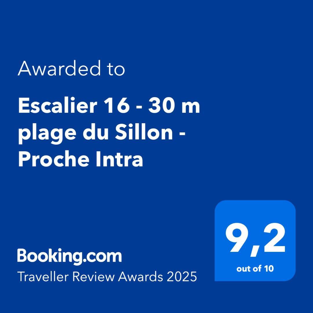 סן מלו Escalier 16 - 30 M Plage Du Sillon - Proche Intra מראה חיצוני תמונה